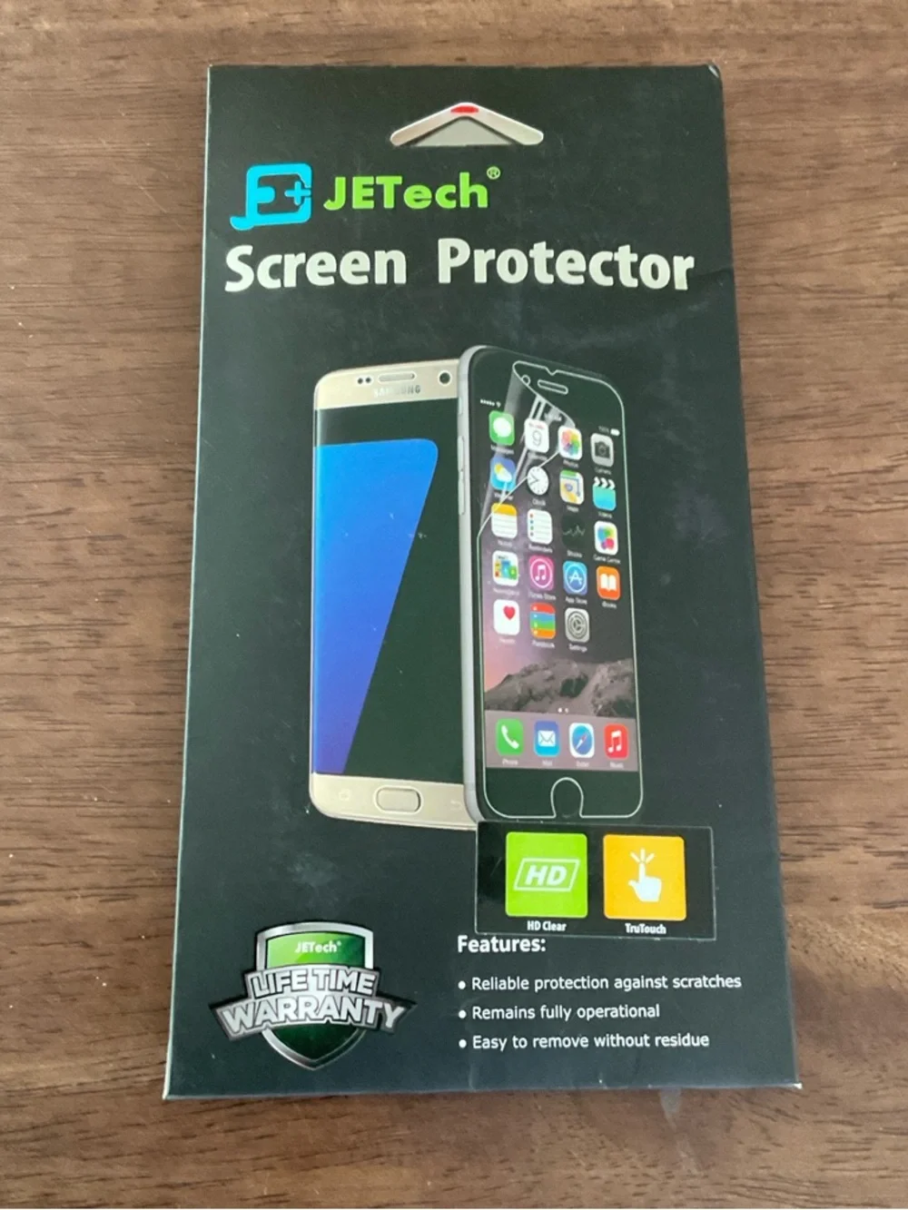 Jet Tech Screen Protector Samsung S6 HD open box 2 Pack